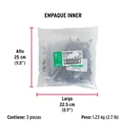 100 pijas #8 x 3'cabeza plana phillips multiusos cuerda fina 6
