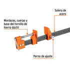 Sargento de solera 36' de acero, TRUPER 2