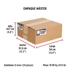 Bolsa 100 pijas para lámina cabeza plana #14 x 2', FIERO 7