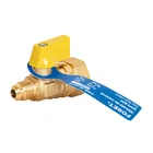 Válvula de control para gas, latón, 5/16'flare x 1/2'hembra 3