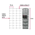 Rollo malla borreguera, 1.4m x 50m acero galvanizado, 26kg 3