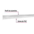 Guardapolvo fijo de 120 cm, aluminio, HERMEX 2