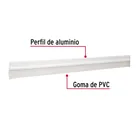 Guardapolvo fijo de 120 cm, blanco, HERMEX 2