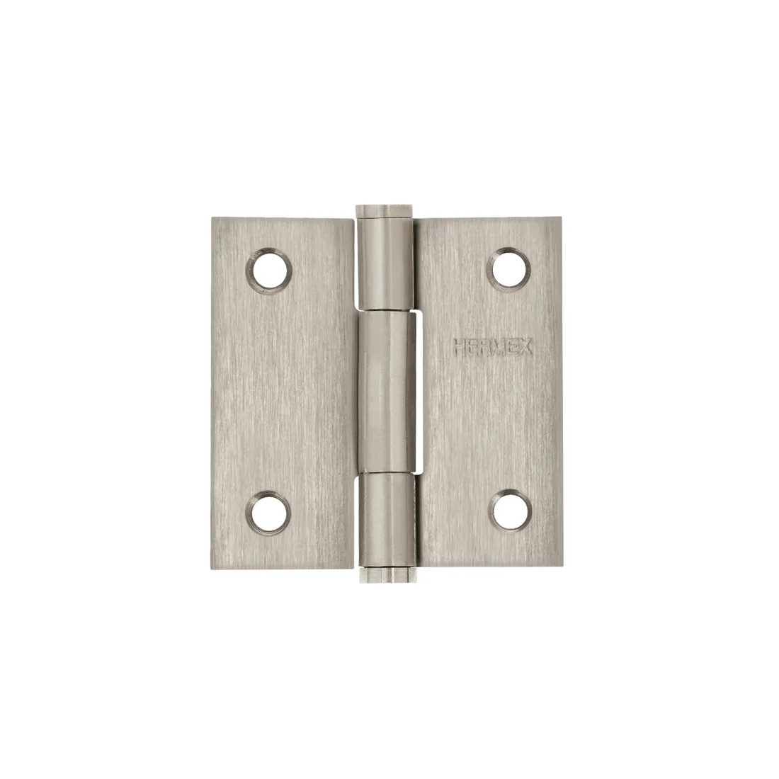 Bisagra cuadrada 2', acero inox, cabeza plana, HERMEX
