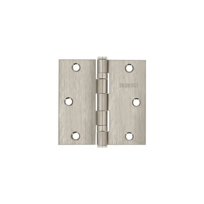 Bisagra cuadrada 3-1/2', acero inox, cabeza plana, HERMEX