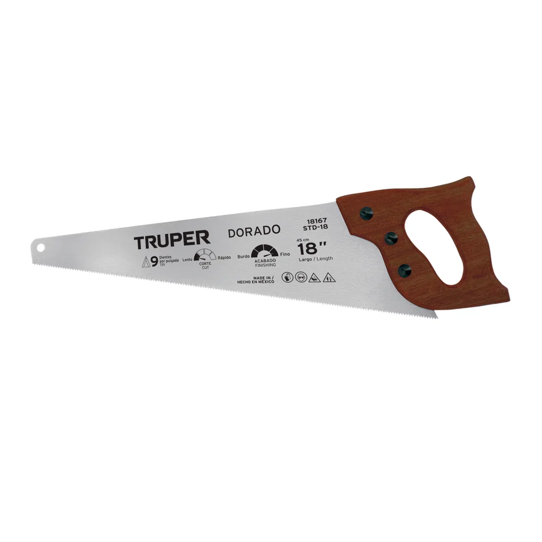 Serrucho 18' Dorado, 9 DPP, TRUPER