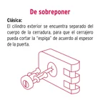 Cerradura sobreponer, puerta corrediza, mariposa, izquierda 4