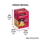 Cerradura para mueble, modelo 25, latón, HERMEX 7
