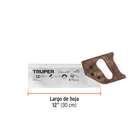 Serrucho de costilla 12' Diamante, 12 DPP, TRUPER 3