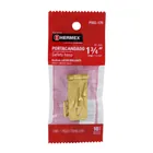 Portacandado de acero latonado 1-3/4', HERMEX 4