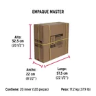 Bolsa 2 bisagras bidimensionales 110°, cobertura interna 8
