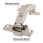 Bolsa 2 bisagras bidimensionales 135°, cobertura interna 3