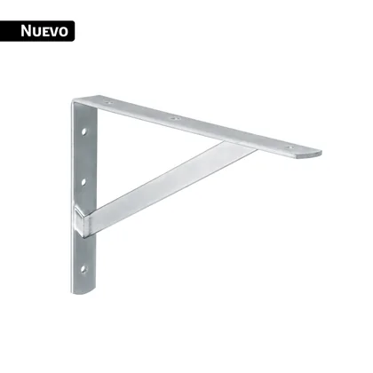 Ménsula reforzada de acero, galvanizada, 8 x 12', FIERO