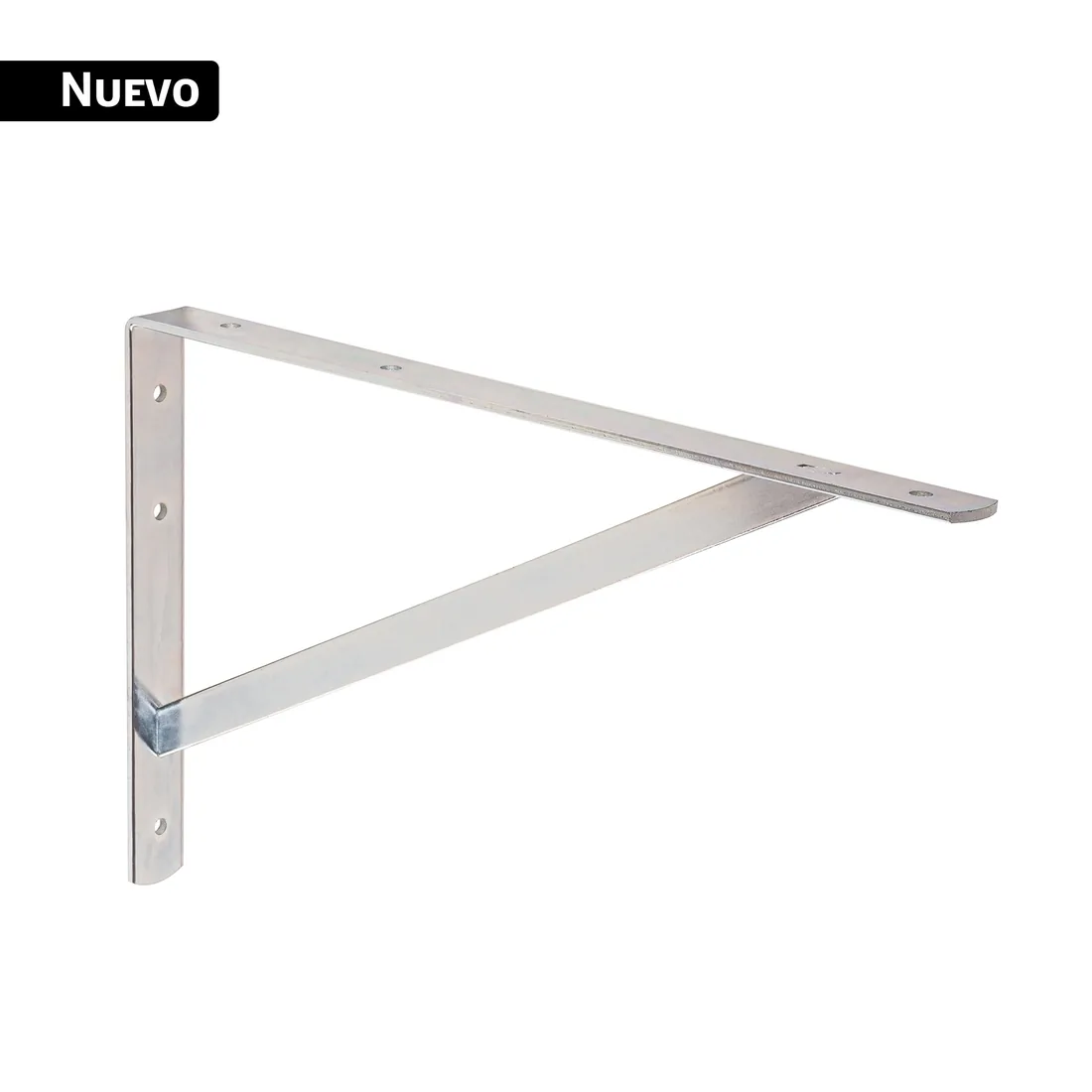 Ménsula reforzada de acero, galvanizada, 10 x 16', FIERO