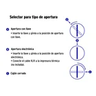 Cajón de dinero para 4 billetes y 8 monedas, VOLTECK 4