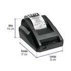 Impresora térmica de recibos 58 mm, USB+BT, corte manual 3