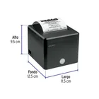 Impresora térmica de recibos 58/80 mm, USB+BT, autocorte 3