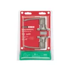 Cerradura manija 'Turín' p/baño níquel satinado, HERMEX 2