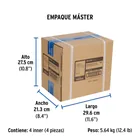 Monomando corto para lavabo, cromo, FOSET KUBO 7