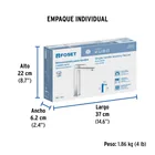 Monomando alto para lavabo, cromo, FOSET KUBO 5
