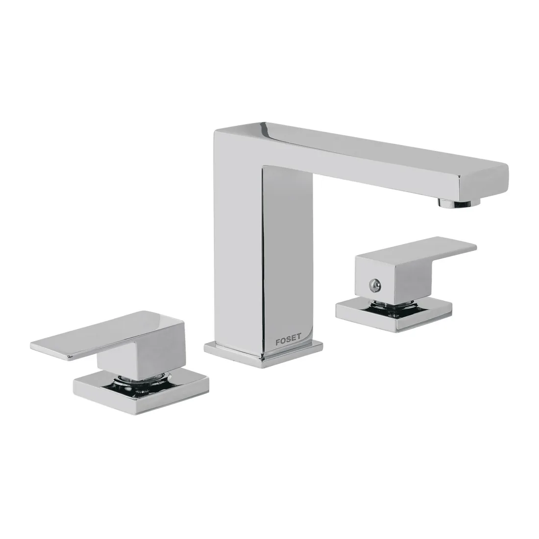 Mezcladora para lavabo taladros separados, cromo, FOSET KUBO