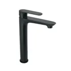Monomando alto para lavabo, negro, FOSET RIVIERA 1