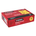 Bisagra cuadrada 3', acero latonado, cabeza redonda, HERMEX 4