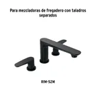 Juego manerales palanca para RIM-52M, negro, FOSET RIVIERA 3