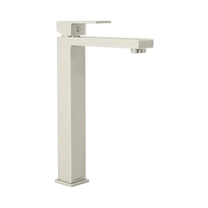 Monomando alto para lavabo, satín, FOSET KUBO