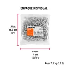 Bolsa con 144 armellas abiertas de 19 x 60, FIERO 5