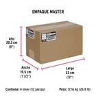Bolsa con 72 armellas abiertas de 22 x 100, FIERO 7