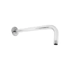 Brazo recto con chapetón para regadera, 30 cm, cromo, FOSET 1
