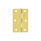 Bisagra rectangular 2-1/2 x 1-5/8', acero latonado, HERMEX 1