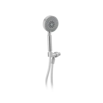 Regadera satín de teléfono 4' con soporte, FOSET ELEMENT