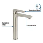 Monomando alto para lavabo, satín, FOSET RIVIERA 2