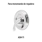 Maneral palanca para monomando regadera AEM-71, cromo, AERO 4