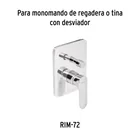 Maneral palanca para monomandos, cromo, RIVIERA 7