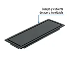 Resumidero rectangular 30x11cm reversible, negro, FOSET AQUA 2