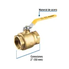 Válvula de esfera para gas, roscable, 2', alta presión 2