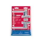 Cerradura manija 'Módena' p/recámara, cromo mate, HERMEX 2