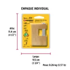 Candado antipalanca 60 mm cuerpo de hierro, HERMEX BASIC 7