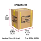 Candado antipalanca 75 mm cuerpo metálico, HERMEX BASIC 9