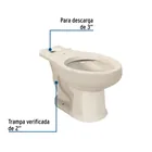 Taza alargada de porcelana, marfil, FOSET 2