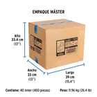Codo 90° PPR,  3/4', macho-hembra, FOSET 4