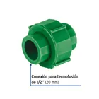 Tuerca unión PPR, plástica,  1/2', FOSET 2