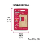 Candado antipalanca, 75mm, cuerpo de latón llave tradicional 7