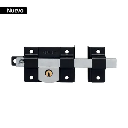 Cerradura de barra libre, derecha, negra, HERMEX