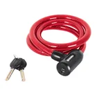 Candado de cable con llave, 15mm X 1.20 m, HERMEX 1