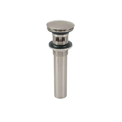 Contra para lavabo, con rebosadero, tipo hongo, satín
