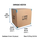 Portarrollo junior de ABS, blanco, FOSET BASIC 7